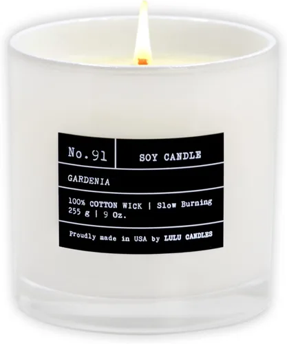 Miniatura 11 de Lulu Candles Sweet Pea, Jasmine & Apple Vela perfumada en tarro de soja de lujo Vertida a mano en los Estados Unidos Altamente perfumada