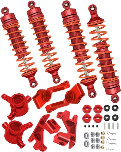 Pieza de actualizaciones para 1/10 Slash/Rustler/Stampede/Hoss 4x4 VXL 4wd, amortiguador RC de gran diámetro completo y bloques de dirección de