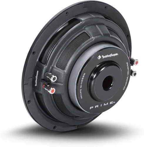 Miniatura 3 de Rockford Fosgate Prime R2SD4-10 Single R2 Slim 10" 4-Ohm DVC Subwoofer poco profundo - 200 vatios RMS / 400 vatios pico