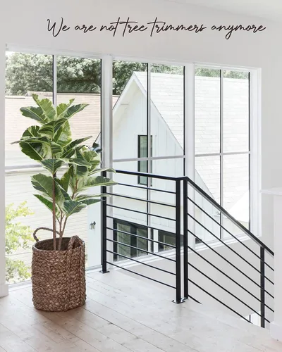 Miniatura 7 de FLOWORLD Planta de Árbol de Caucho Artificial de 43 pulgadas de Alto, Árbol de Ficus Sintético en Maceta, Decoración Tropical Falsa para Casa