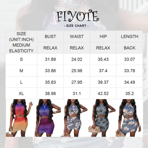 Miniatura 6 de FIYOTE - Vestido de noche sin mangas para mujer con abertura y nudo de corte entallado y ajustado