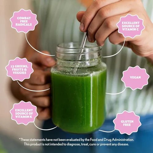 Miniatura 4 de Increíble hierba verde súper alimenticia antioxidante: Antioxidante orgánico a base de plantas y polvo de hierba de trigo para recuperación completa