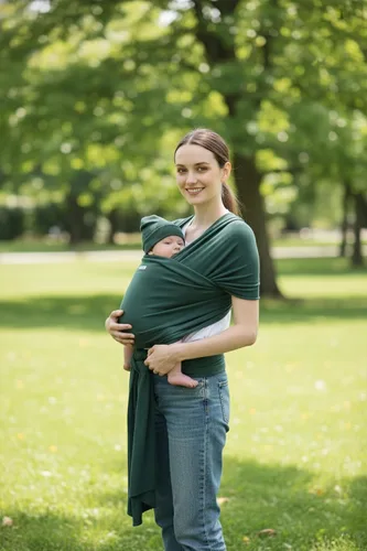 Miniatura 8 de TADO MUSLIN Portabebés para recién nacidos a niños pequeños (8-35 libras), eslinga modal suave elástica, transpirable para todas las estaciones