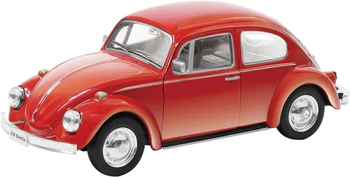 Miniatura 8 de KiNSMART - 1967 Volkswagen Classic Beetle 5 pulgadas Escala 1:32 Die Cast Metal Modelo Juguete (negro)