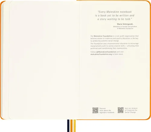 Miniatura 7 de Moleskine Limited Edition Notebook K-Way, Large, Plain, Orange (5 x 8.25)