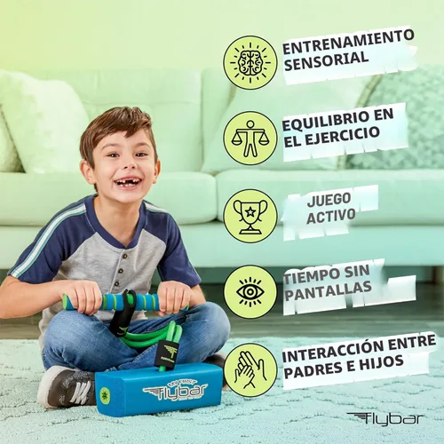 Miniatura 3 de Flybar My First Foam Pogo Jumper para niños, divertido y seguro Pogo Stick para niños pequeños, espuma duradera y puente elástico para edades de 3