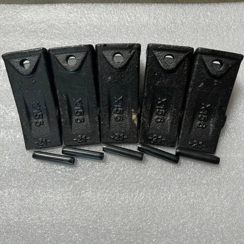 Miniatura 3 de Retroexcavadora X156 5Pk Minicargadora Mini excavadora estándar Dientes de cucharón con pasadores para mini excavadora Dientes de cucharón corto