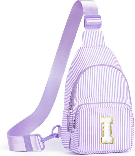 Miniatura 33 de YOOLIFE Regalos de Navidad para niñas adolescentes Bolso cruzado inicial con bandolera Bolso cruzado monograma para regalos de cumpleaños para niñas