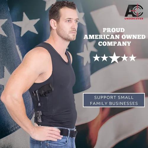Miniatura 3 de Hidden Carry Wear CCW - Camiseta de compresión táctica para uso diario EDC - Camisa de pistola para hombre