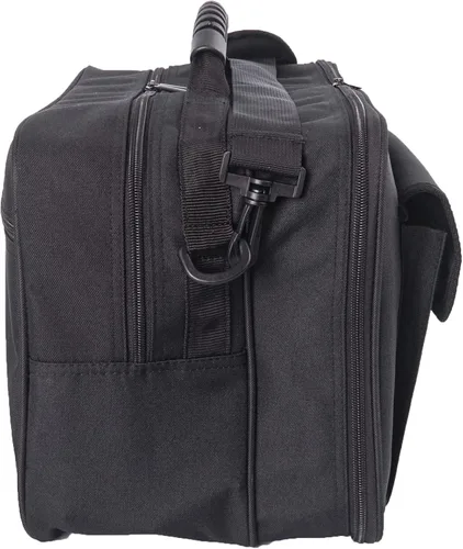 Miniatura 8 de Bolsa de herramientas de peluquería para peluquería de gran capacidad, equipo de pelo de poliéster, organizador de hombro, kit de aseo