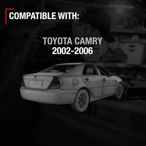 Miniatura 4 de Juego de repuesto para rejilla de altavoces, lado izquierdo y derecho, compatible con Toyota Camry 2002-2006, cubierta de rejilla de altavoz