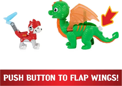 Miniatura 5 de Paw Patrol, Rescue Knights - Juego de figuras de acción de jade Marshall y Dragón, juguetes para niños a partir de 3 años