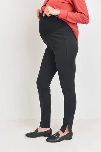 Miniatura 3 de LaClef Pantalones de maternidad elásticos sobre el vientre para mujer