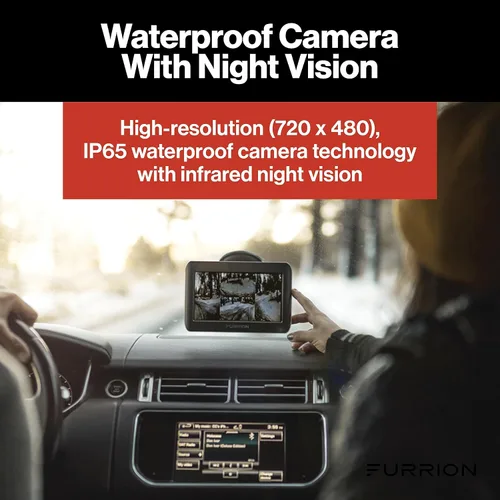 Miniatura 6 de Furrion Vision S - Sistema de cámara inalámbrica de respaldo para RV con monitor de 5 pulgadas, 1 trasero, visión nocturna infrarroja, visión gran