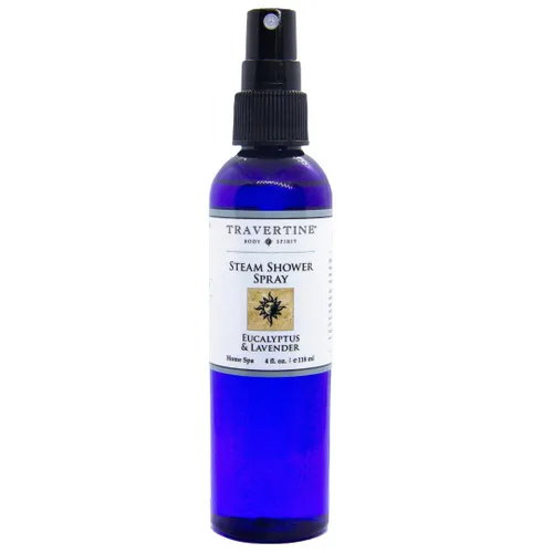 Miniatura 4 de Travertine Spray de ducha de vapor Spa, eucalipto y cítricos, 2 onzas.
