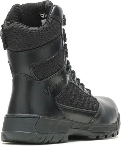 Miniatura 4 de Bates Botas tácticas deportivas 2 altas con cremallera compuesta para hombre, botas militares y tácticas, Negro