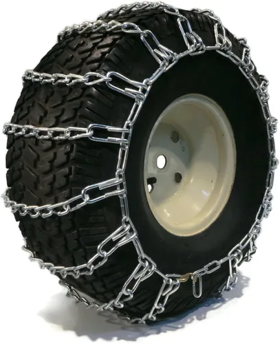 Miniatura 3 de El par de cadenas de neumáticos de 2 eslabones de The ROP Shop 13x5x6 para sopladores de nieve Troy-Bilt, Ariens y Husqvarna