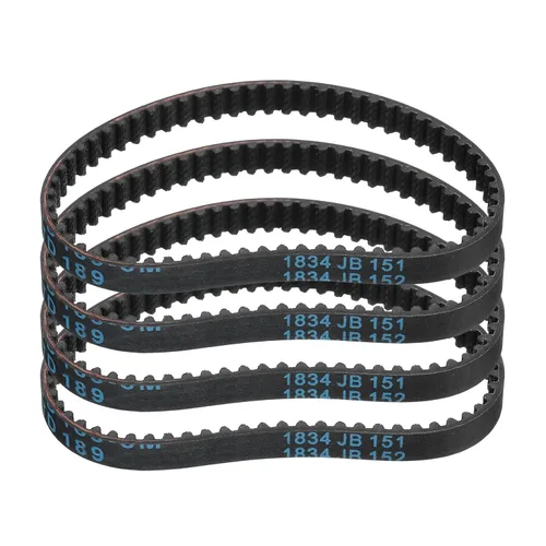 Miniatura 106 de uxcell 4pcs HTD-3M correa dentada de goma 60 dientes, 7.087 in de longitud de paso x 0.236 in de ancho x 0.094 in de altura, correa de distribución