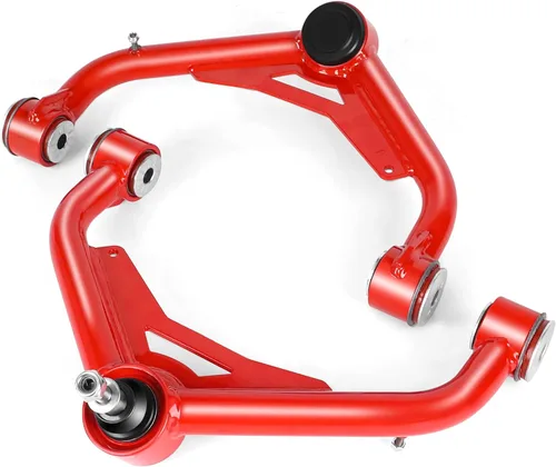 Miniatura 9 de 2-4" 2 piezas Brazos de control superiores delanteros para Silverado 1500 Sierra 1500 1999-2006 con casquillos PU Brazo de control tubular ajustable