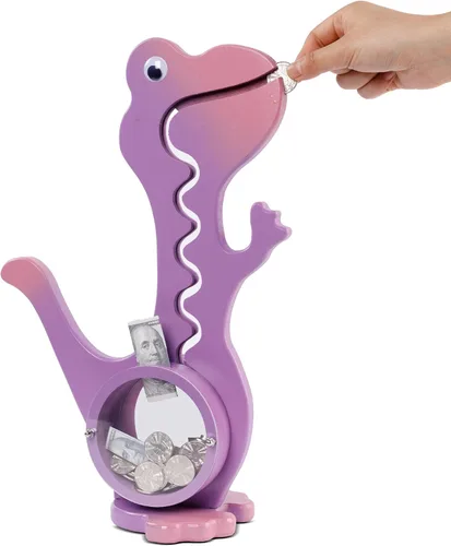 Miniatura 9 de Hucha de dinosaurio Boalord para niñas y niños con animales grandes, caja de ahorro de dinero personalizada para niños y adultos, el mejor regalo