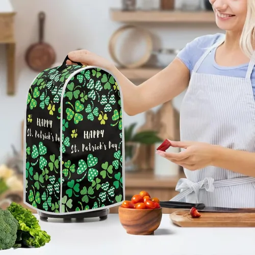 Miniatura 2 de GOSTONG Happy St. Patrick's Day Blender Covers - Cubierta antipolvo para cocina, protector antisalpicaduras, huellas dactilares, manchas de Feliz