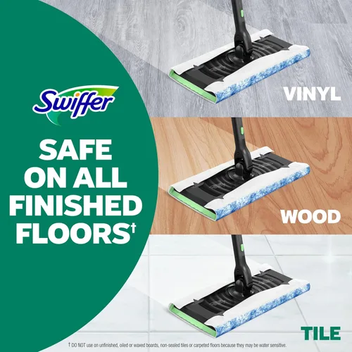 Miniatura 3 de Swiffer Recambios de Paño Húmedo Multisuerficie de Servicio Pesado para Trapear y Limpiar Pisos, Mascotas con Defensa de Olores Febreze, 20
