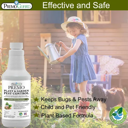 Miniatura 3 de Control de plagas de plantas y jardín de Premo Guard - Concentrado de 16 onzas que hace hasta 2.5 galones - Control de insectos y enfermedades