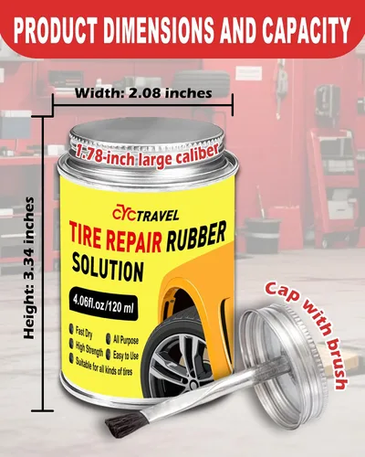 Miniatura 3 de Bike Tire Repair Kit, Bicycle Inner Tube Puncture Patch Kits with 20 PCS Vulcanizing Patches, User Manual, Metal Rasp and Tire Lever, Bike Patch Kit