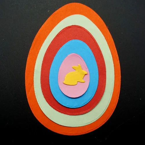 Miniatura 5 de Troqueles de metal para Pascua con marco de huevo y conejo, plantillas de corte para hacer tarjetas, álbumes de recortes, papel para manualidades