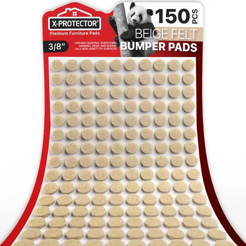 Miniatura 10 de X-Protector Tiras Amortiguadoras para Puertas de Gabinete - 40 PIEZAS - Silenciador de Puerta Transparente - Amortiguadores Premium para Puertas