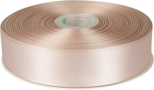 Miniatura 112 de Cinta de satén de doble cara de 1-1/2 pulgadas x 100 yardas, cinta de poliéster negra para envolver regalos, decoración de boda, arreglos florales
