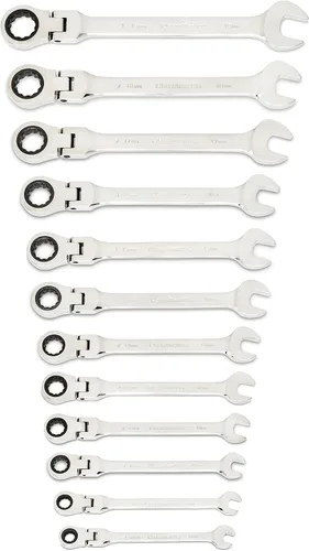 Miniatura 8 de GEARWRENCH Juego de llaves de trinquete combinadas flexibles de 25 piezas, SAE/MM - 86730