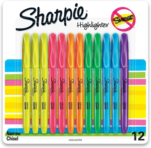 Miniatura 5 de SHARPIE Marcadores de bolsillo S-Gel Gel Bolígrafos Marcadores de punta de cincel pastel suave y bolígrafos de tinta de gel negra sin manchas