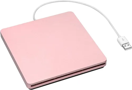 Unidad de DVD externa, USB 2.0 portátil CD DVD lector de discos reproductor de grabador grabador reescritor unidad óptica para ordenador portátil PC