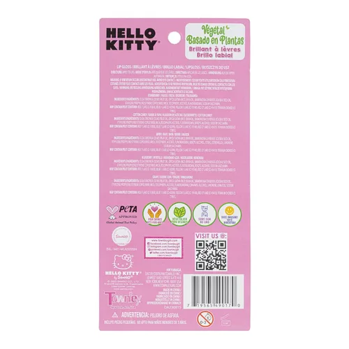 Miniatura 9 de Hello Kitty - Juego de maquillaje hidratante de 5 piezas a base de plantas, para niñas, niños pequeños, perfecto para fiestas, fiestas de pijamas