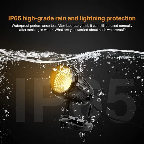 Miniatura 6 de Foco de paisaje de 5 W AC120V con soporte y base de pinchos, LED COB para decoración de césped, jardín, lámpara de iluminación al aire libre, cable