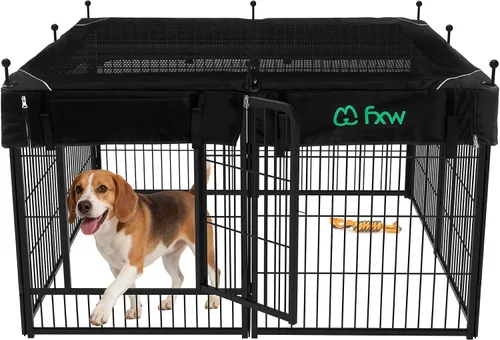 Miniatura 40 de FXW Rollick - Corralito para perros para patio, campamento con casa rodante, patentado, 24 pulgadas, 2 paneles