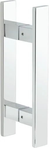 Miniatura 10 de Alise Manija de puerta de ducha, manija de puerta corrediza de vidrio de 16 pulgadas, manija trasera a trasera, compatible con vidrio de 1/8 a 3/5