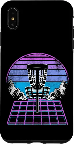 Miniatura 10 de Disco Golf Basket 90s Synthwave Sunset Retrowave Frisbee Golf Case para iPhone 15