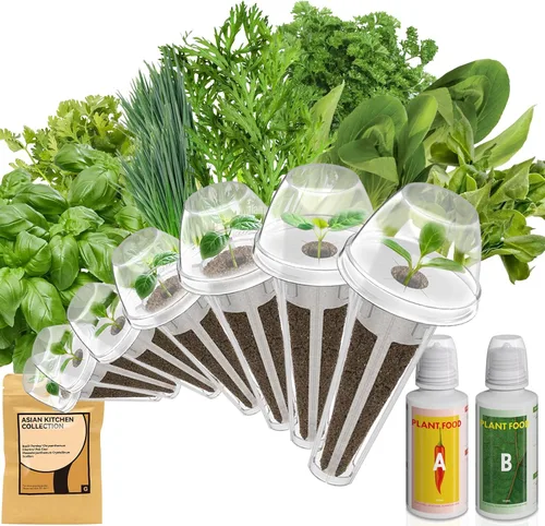 Miniatura 14 de inbloom Kit de vainas de semillas verdes para ensalada orgánica para AeroGarden, sistema de cultivo hidropónico Ahopegarden, alimento bajo