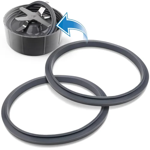Miniatura 2 de Juntas de anillo de goma de repuesto para piezas Nutribullet Accesorios Blender 900 Series 600W y 900W, paquete de 2