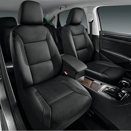 Miniatura 12 de Fundas de asiento de coche de espuma viscoelástica Skechers, fundas de asiento gruesas de malla Air Cool, fundas de asiento de coche para asientos