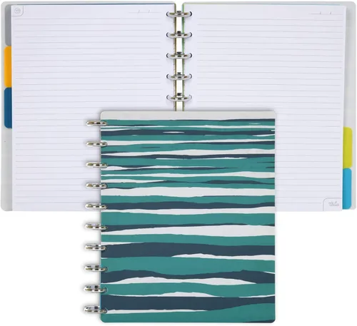 Miniatura 138 de Talia - Cuadernos de notas con tapas, planificador, personalizables, (Azul de Verano, Junior (5.5 pulgadas x 8.5 pulgadas)) Azul verano