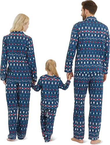Miniatura 2 de DAUGHTER QUEEN Pijamas de Navidad para la familia, niños de 6 a 15 años, tallas de adultos S-XXL