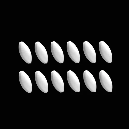 Miniatura 8 de 12 unids PTFE agitador magnético mezclador agitador bar, barra de laboratorio magnética 0.394 in/0.39 pulgadas
