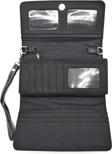Miniatura 7 de Juego de monedero oculto de cuero con corte láser para caballo campo vaquera bolsos de hombro cartera
