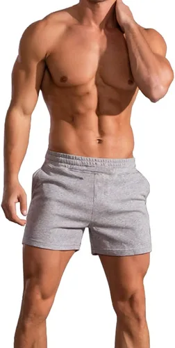 Miniatura 7 de Palglg - Pantalones cortos de físico culturismo para hombre (12.7 cm/5.0 pulgadas, entrepierna con bolsillos)