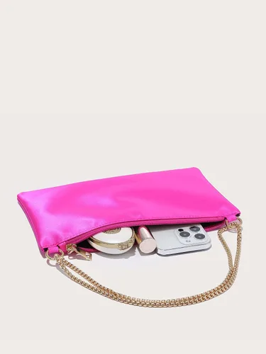 Miniatura 4 de Verdusa Bolso de noche de satén para mujer, bolso de hombro
