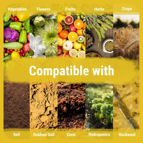 Miniatura 9 de Cronk Nutrients Bonnie & Clyde Autofloreciente Nutrients Bloom and Grow - Kit de nutrientes para plantas autoflorecientes que aumentan