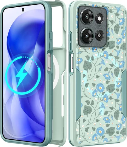 Miniatura 142 de Funda para Moto G 5G 2024 – Compatible con MagSafe para mujeres y niñas, bonita funda protectora magnética para teléfono, diseño femenino Kawaii
